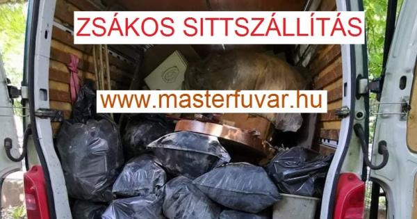 Zsákos sittszállítás Sóskút - Master Fuvar